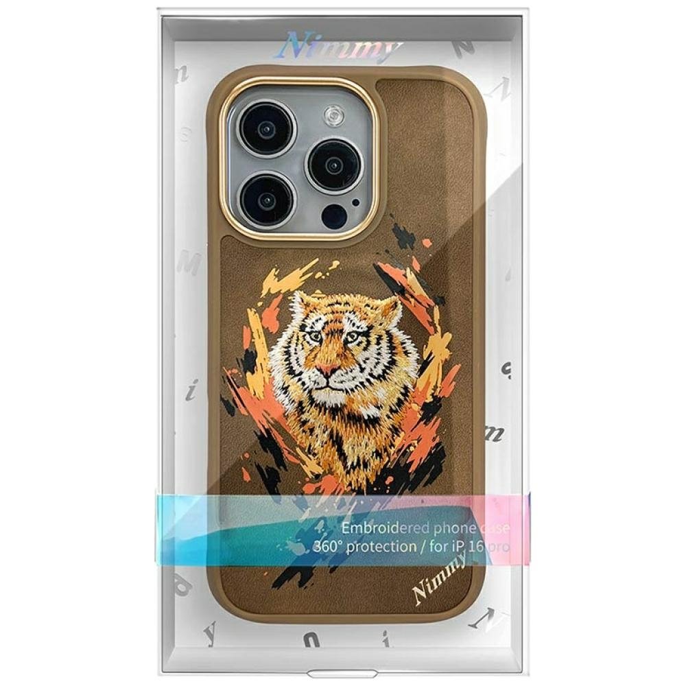 Nimmy Tiger MagSafe dėklas iPhone 16 Pro Max – rudas - Image 11