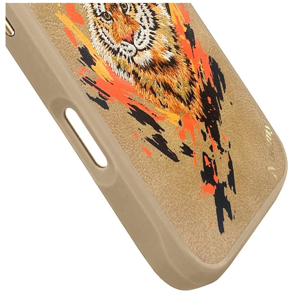 Nimmy Tiger MagSafe dėklas iPhone 16 Pro Max – rudas - Image 7