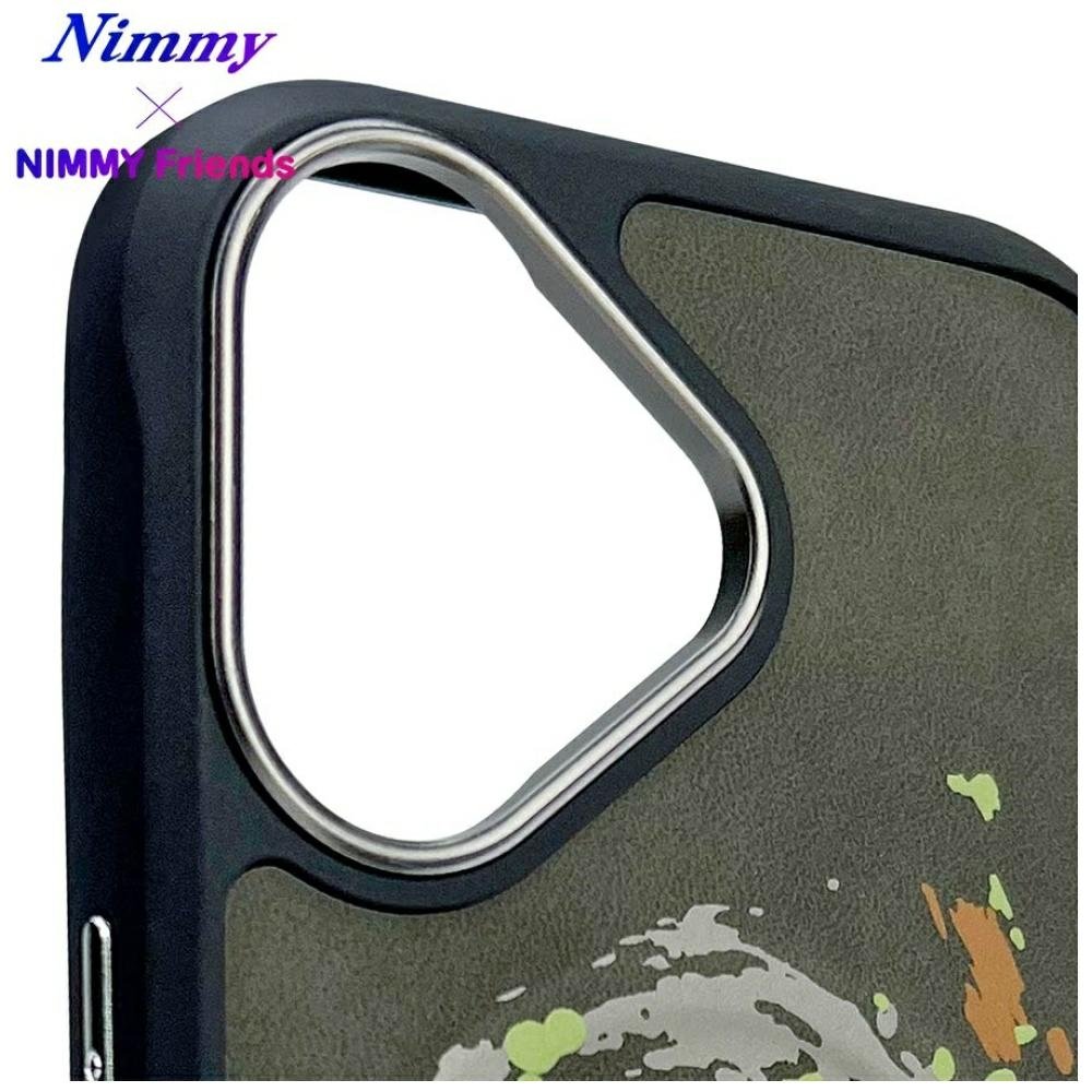 Nimmy Wolf MagSafe dėklas iPhone 16 – tamsiai pilkas - Image 10