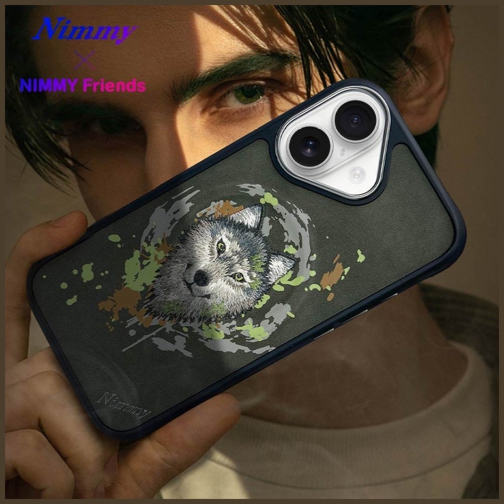 Nimmy Wolf MagSafe dėklas iPhone 16 – tamsiai pilkas - Image 14