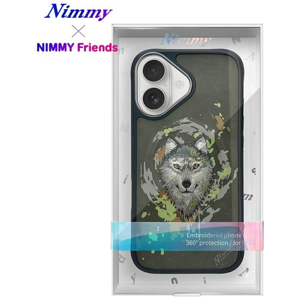 Nimmy Wolf MagSafe dėklas iPhone 16 – tamsiai pilkas - Image 15