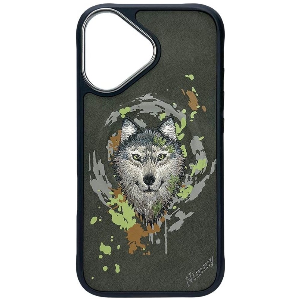 Nimmy Wolf MagSafe dėklas iPhone 16 – tamsiai pilkas - Image 2