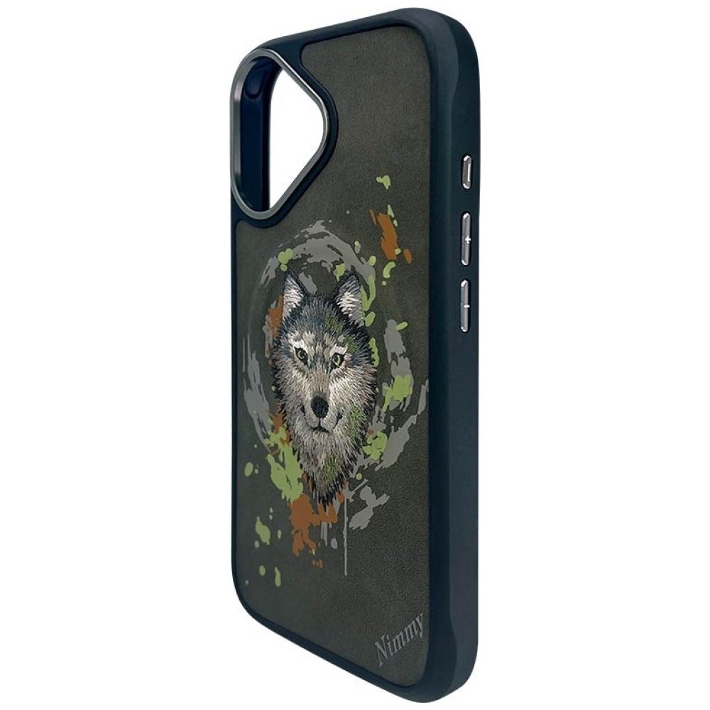 Nimmy Wolf MagSafe dėklas iPhone 16 – tamsiai pilkas - Image 4