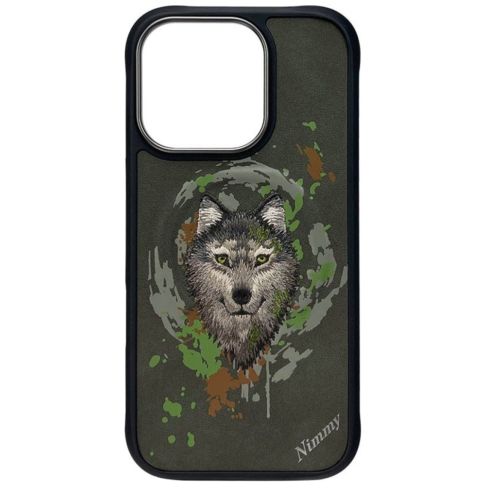 Nimmy Wolf MagSafe dėklas iPhone 16 Pro – pilkas - Image 4