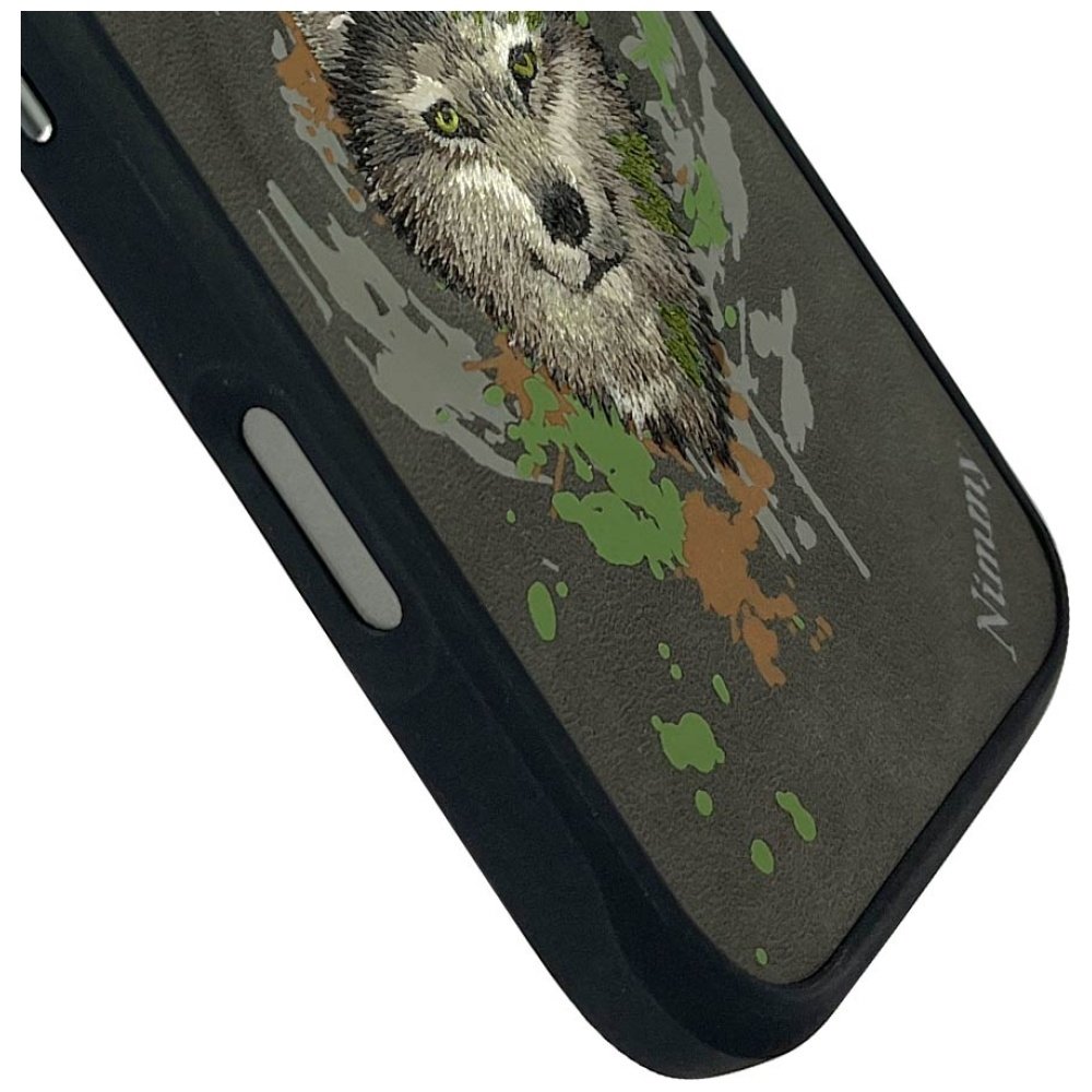 Nimmy Wolf MagSafe dėklas iPhone 16 Pro – pilkas - Image 8