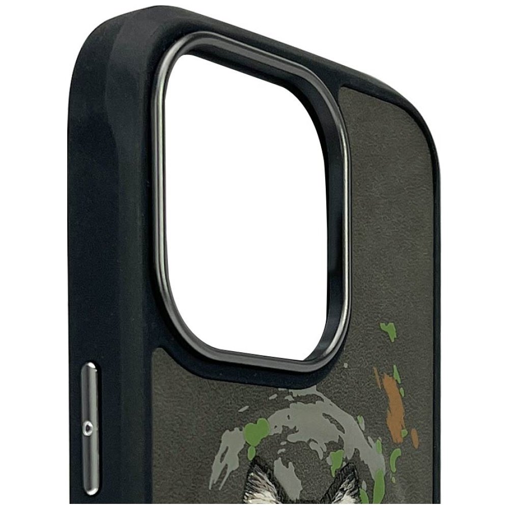 Nimmy Wolf MagSafe dėklas iPhone 16 Pro Max – pilkas - Image 6