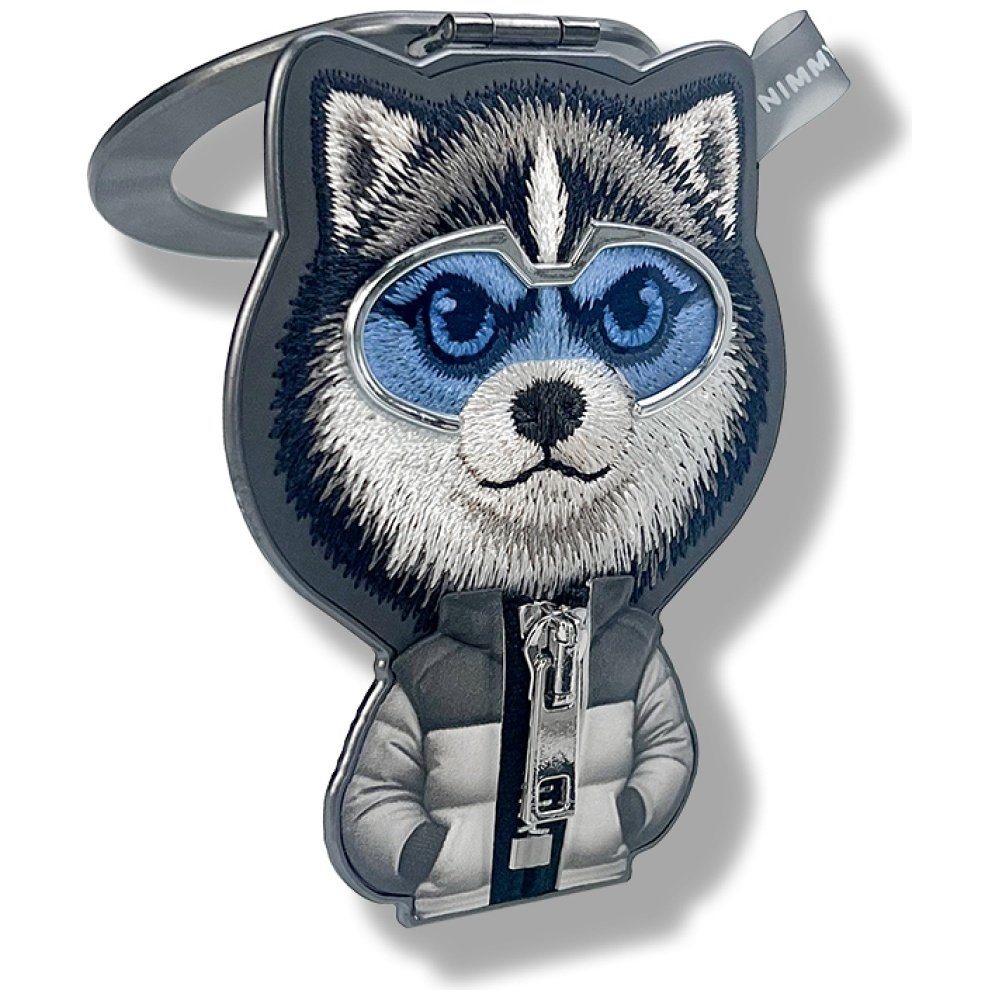 Nimmy Cool&Cute 2.0 Wolf magnetinis pakabukas – juodas - Image 3