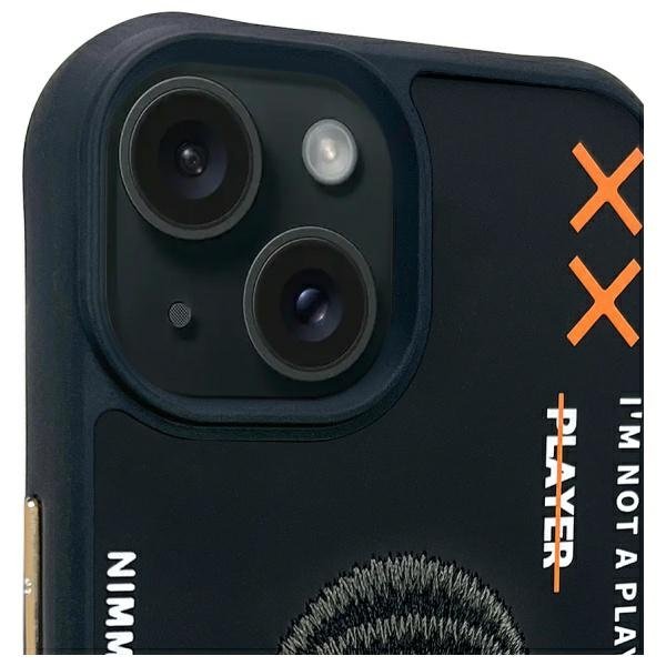Nimmy Cool&Cute 2.0 Monkey dėklas iPhone 15 – juodas - Image 3