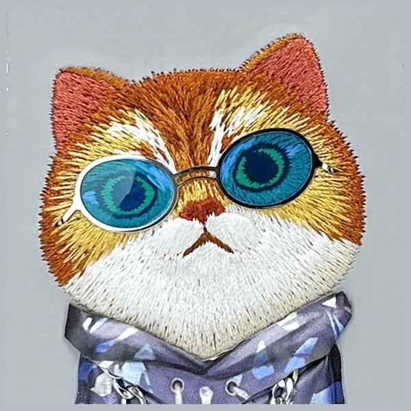 Nimmy Glasses Cool Cat dėklas iPhone 15 – pilkas - Image 11