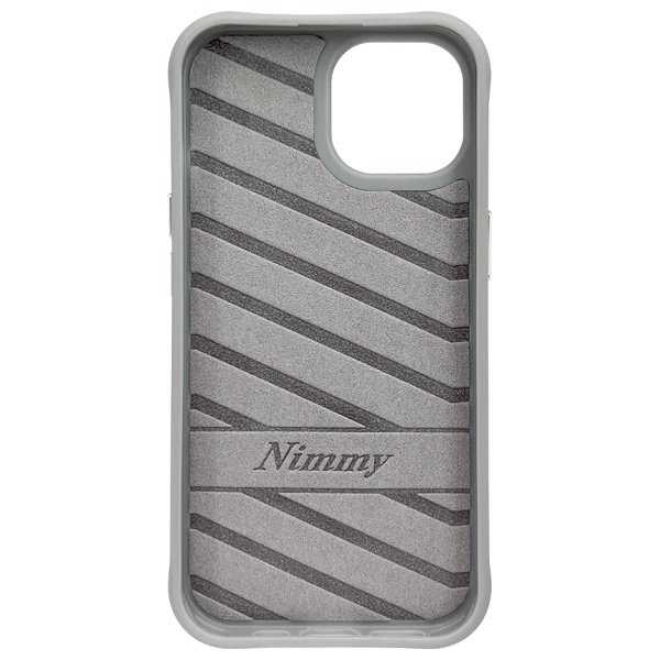 Nimmy Glasses Cool Cat dėklas iPhone 15 – pilkas - Image 5