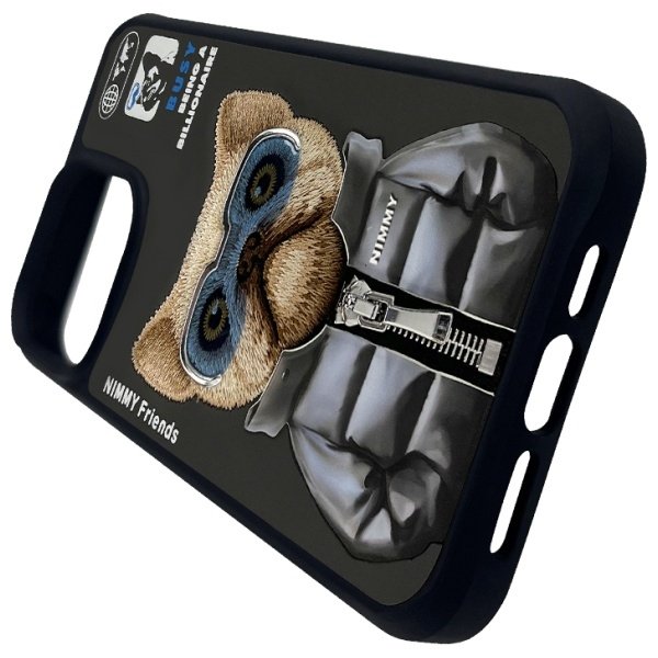 Nimmy Cool&Cute 2.0 dėklas iPhone 15 Pro – juodas - Image 8