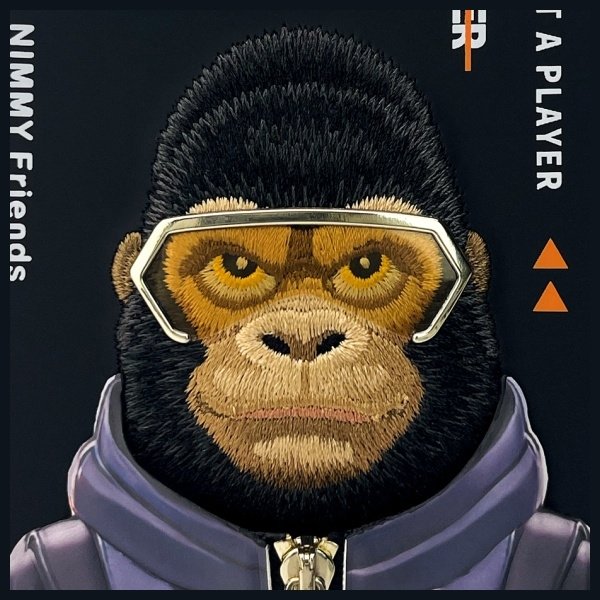 Nimmy Cool&Cute 2.0 Monkey dėklas iPhone 15 Pro – juodas - Image 7
