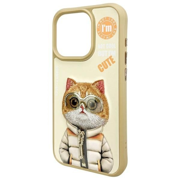 Nimmy Cool&Cute 2.0 Cat dėklas iPhone 15 Pro – žalias - Image 4