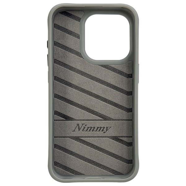 Nimmy Cool&Cute 2.0 Bear dėklas iPhone 15 Pro – pilkas - Image 5