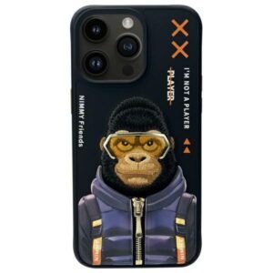 Nimmy Cool&Cute 2.0 Monkey Case for iPhone 15 Pro Max - Black