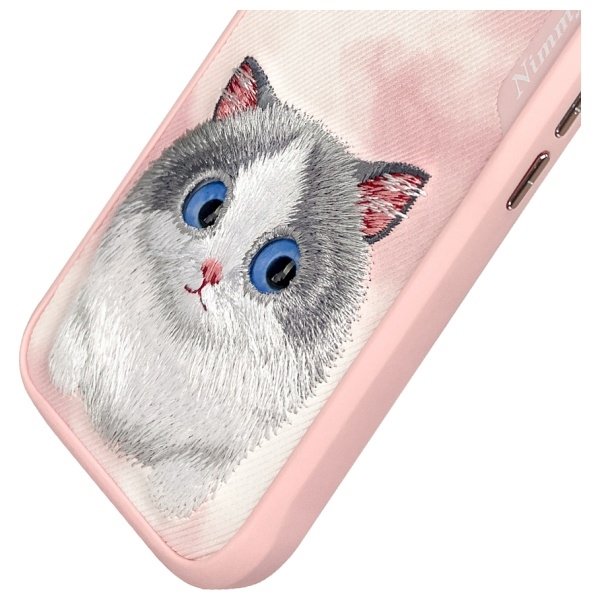 Nimmy Big Eyed Pet 2.0 Cat dėklas iPhone 16 – rožinis - Image 7