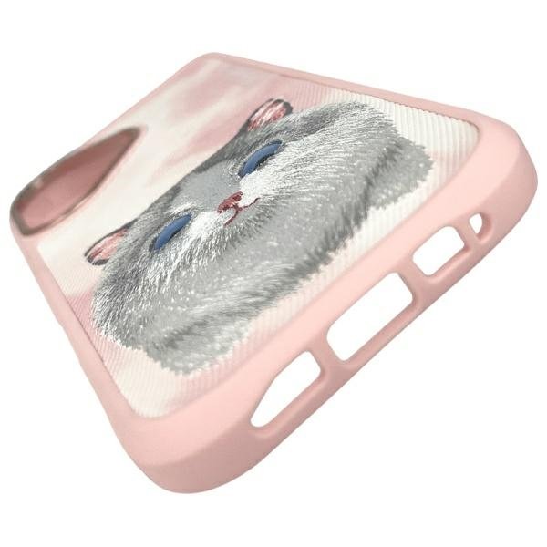Nimmy Big Eyed Pet 2.0 Cat dėklas iPhone 16 – rožinis - Image 8