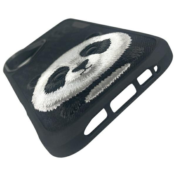 Nimmy Big Eyed Pet 2.0 Panda dėklas iPhone 16 – juodas - Image 8