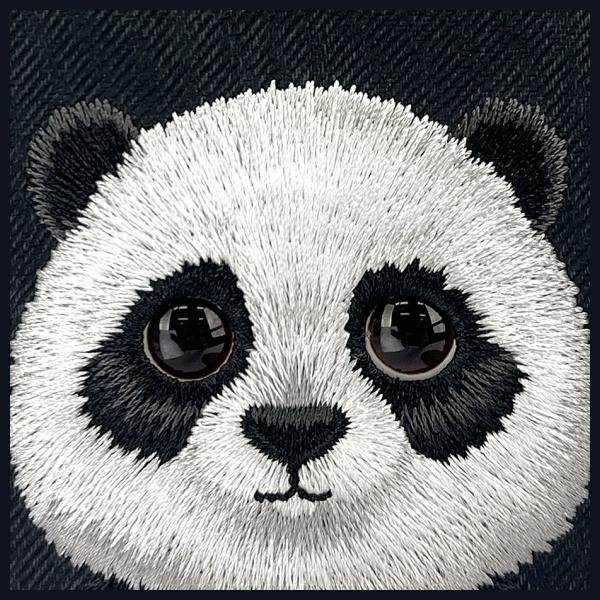 Nimmy Big Eyed Pet 2.0 Panda dėklas iPhone 16 – juodas - Image 9