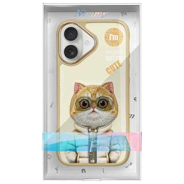 Nimmy Cool&Cute 2.0 Cat dėklas iPhone 16 – žalias - Image 12