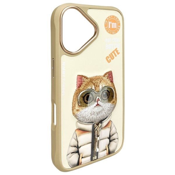 Nimmy Cool&Cute 2.0 Cat dėklas iPhone 16 – žalias - Image 4