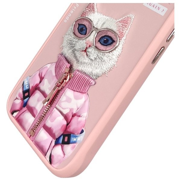 Nimmy Cool&Cute 2.0 Cat dėklas iPhone 16 – rožinis - Image 7