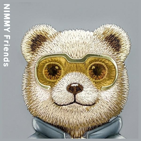 Nimmy Cool&Cute 2.0 Bear dėklas iPhone 16 – pilkas - Image 10