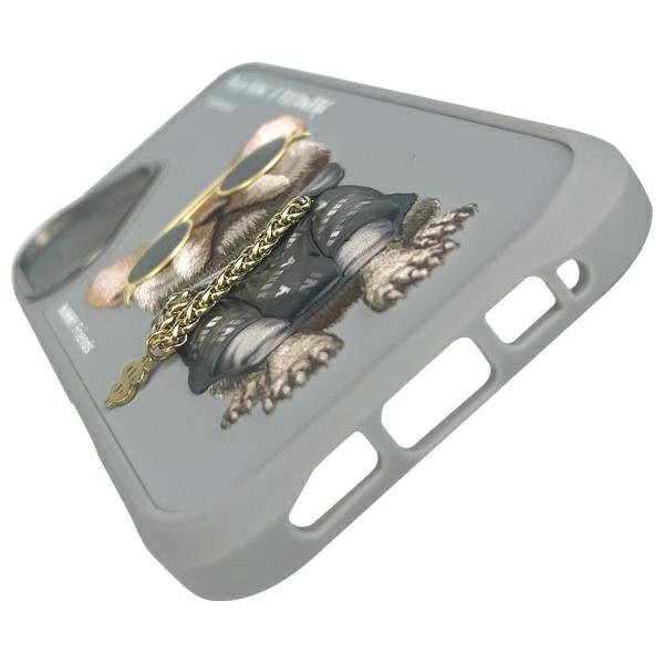 Nimmy Glasses Cool Dog dėklas iPhone 16 – pilkas - Image 8