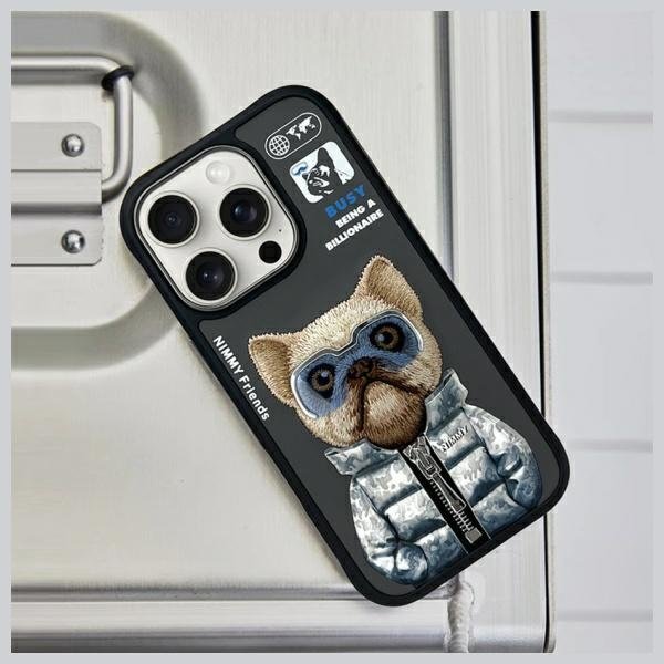 Nimmy Cool&Cute 2.0 Dog dėklas iPhone 16 Pro – juodas - Image 8