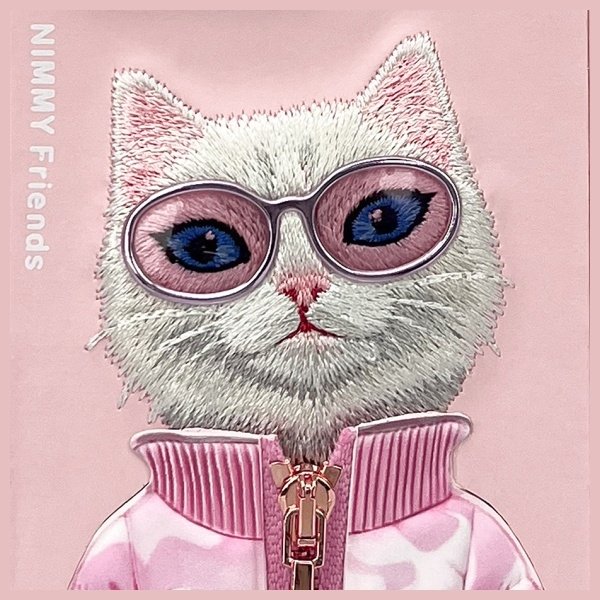Nimmy Cool&Cute 2.0 Cat dėklas iPhone 16 Pro – rožinis - Image 7
