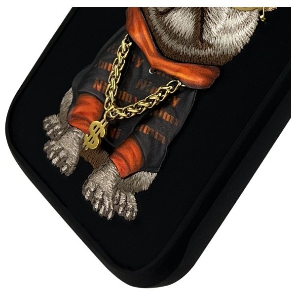 Nimmy Glasses Cool Dog dėklas iPhone 16 Pro Max – juodas - Image 4