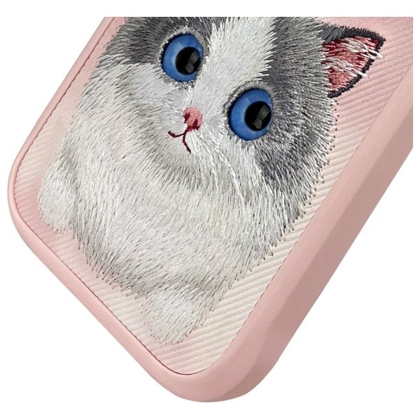 Nimmy Big Eyed Pet 2.0 Cat dėklas iPhone 16 Pro Max – rožinis - Image 4