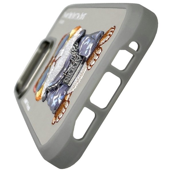 Nimmy Glasses Cool Cat dėklas iPhone 16 Pro Max – pilkas - Image 6