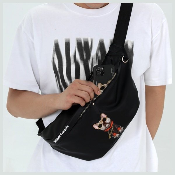 Nimmy Crossbody Glasses Cool Cat rankinė per petį – rožinė - Image 10