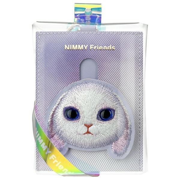 Nimmy Big Eyed Pet 2.0 Rabbit kortelių dėklas-piniginė – violetinis - Image 7