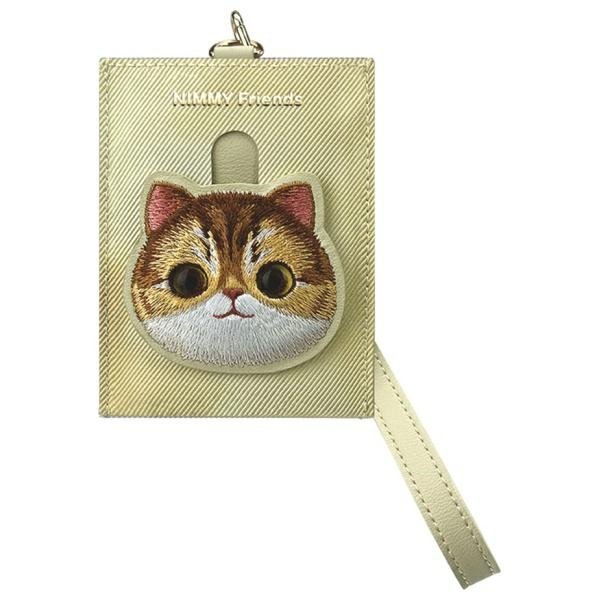 Nimmy Big Eyed Pet 2.0 Cat 3 viename rinkinys: telefono dėklas-rankinė, piniginė ir dėklas sekikliui – smėlinis - Image 3