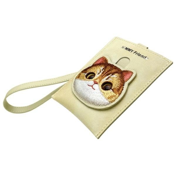 Nimmy Big Eyed Pet 2.0 Cat 3 viename rinkinys: telefono dėklas-rankinė, piniginė ir dėklas sekikliui – smėlinis - Image 7