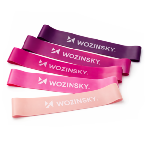 Mini resistance bands Wozinsky WGO-5A activation bands made of TPE - 5 pcs.