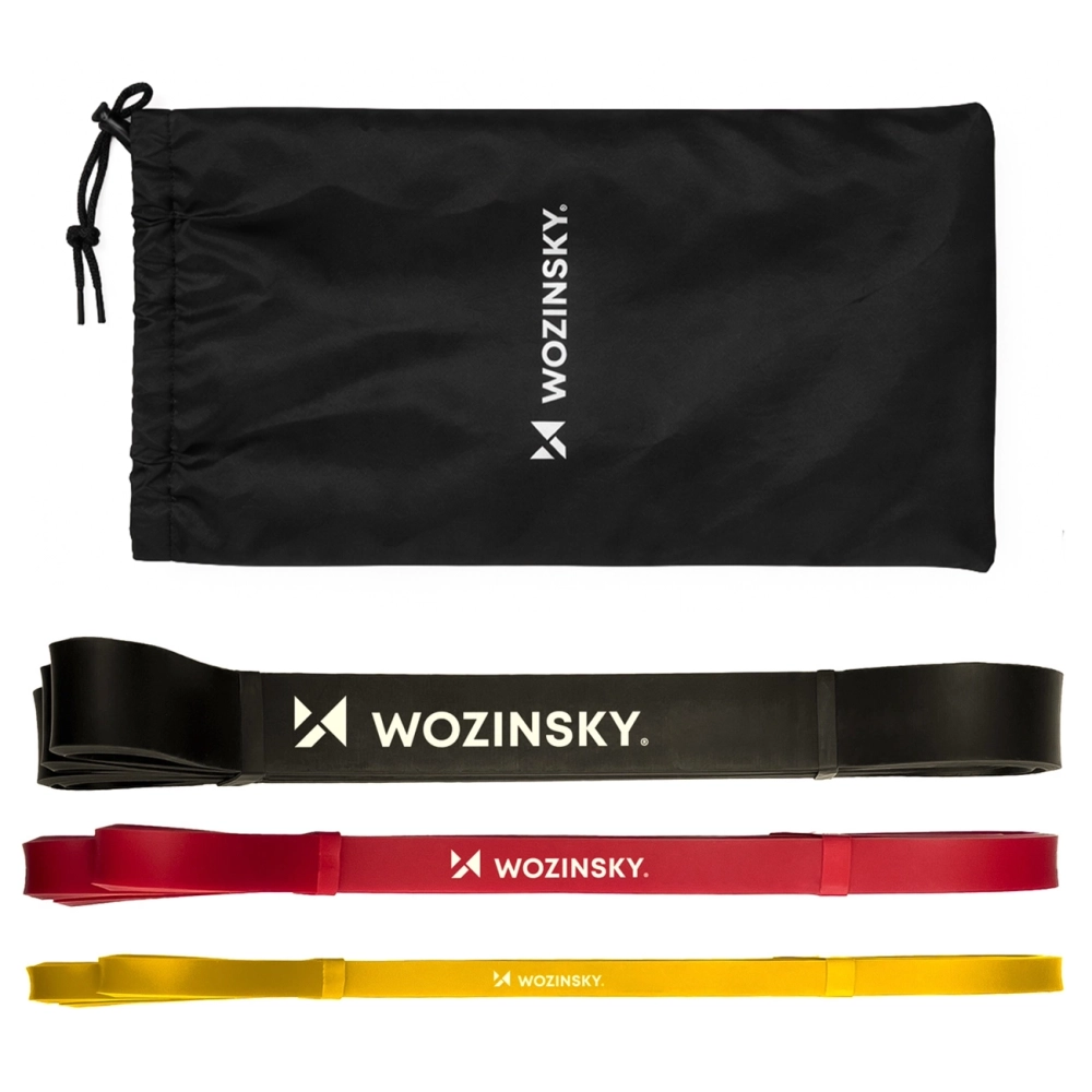 Wozinsky WGO-3 latekso pasipriešinimo gumų rinkinys (3 vnt.) - Image 2