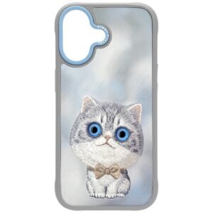 Nimmy Big Eyed Pet 2.0 Cat Case for iPhone 17 - Gray