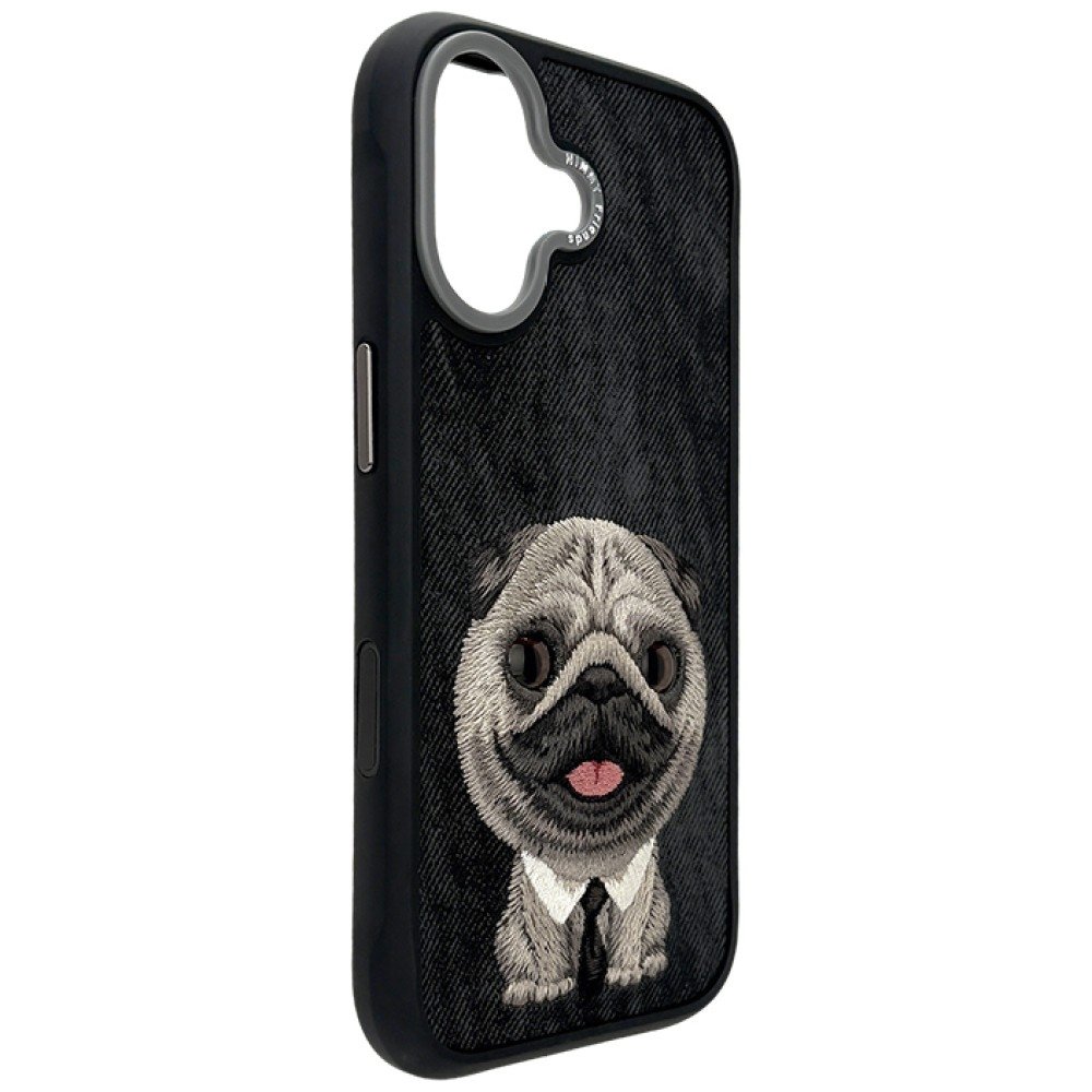 Nimmy Big Eyed Pet 2.0 Dog dėklas iPhone 17 – juodas - Image 3
