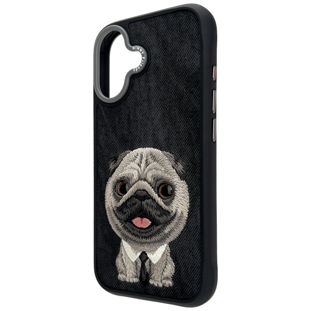 Nimmy Big Eyed Pet 2.0 Dog dėklas iPhone 17 – juodas - Image 4