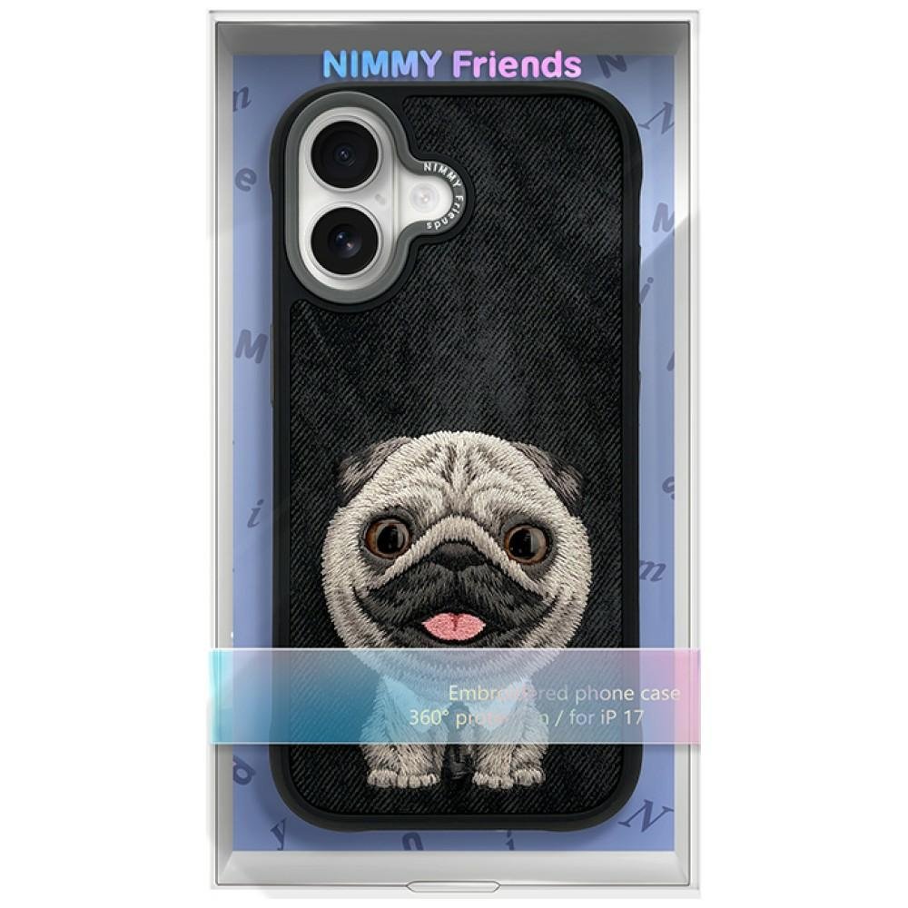 Nimmy Big Eyed Pet 2.0 Dog dėklas iPhone 17 – juodas - Image 7