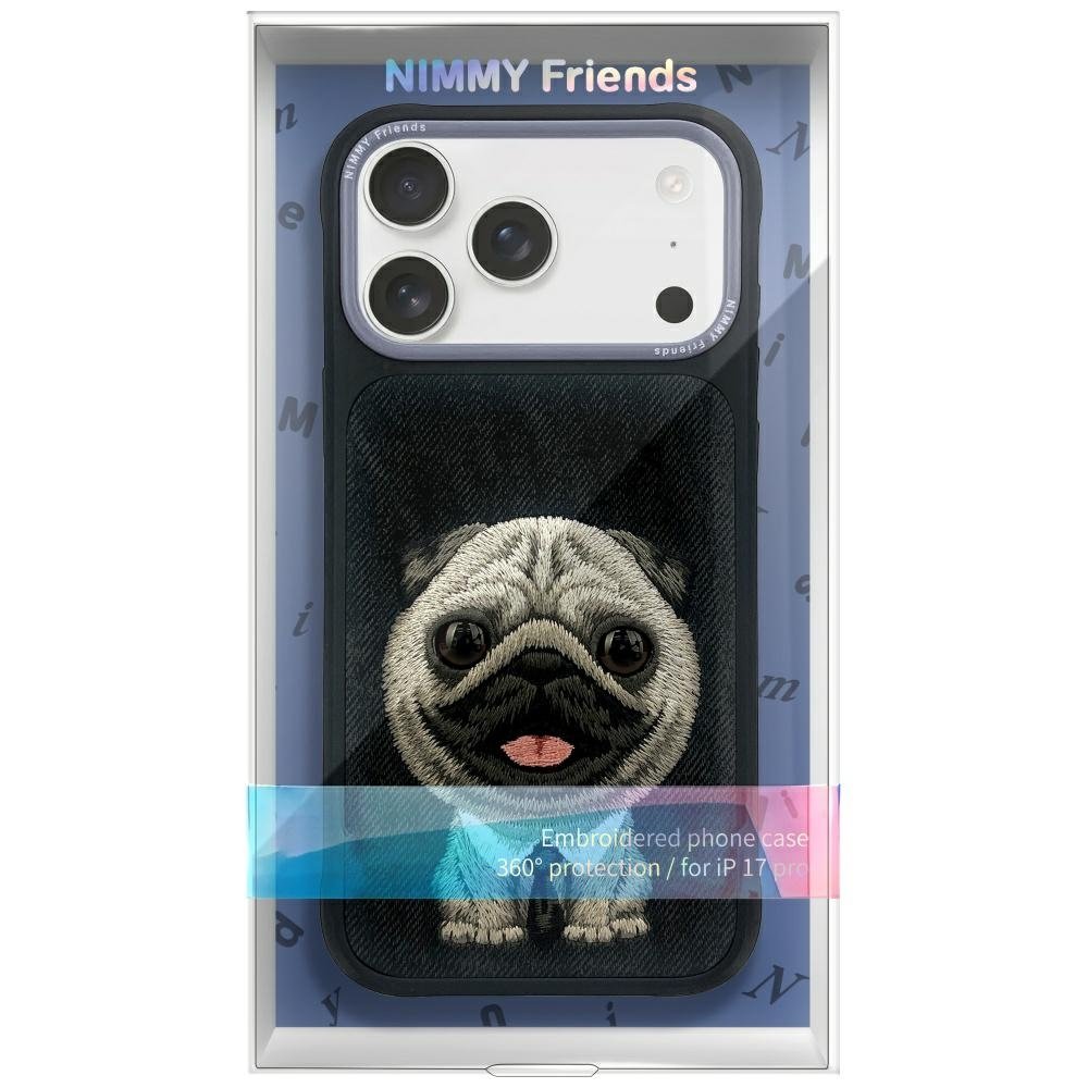 Nimmy Big Eyed Pet 2.0 Dog dėklas iPhone 17 Pro – juodas - Image 2