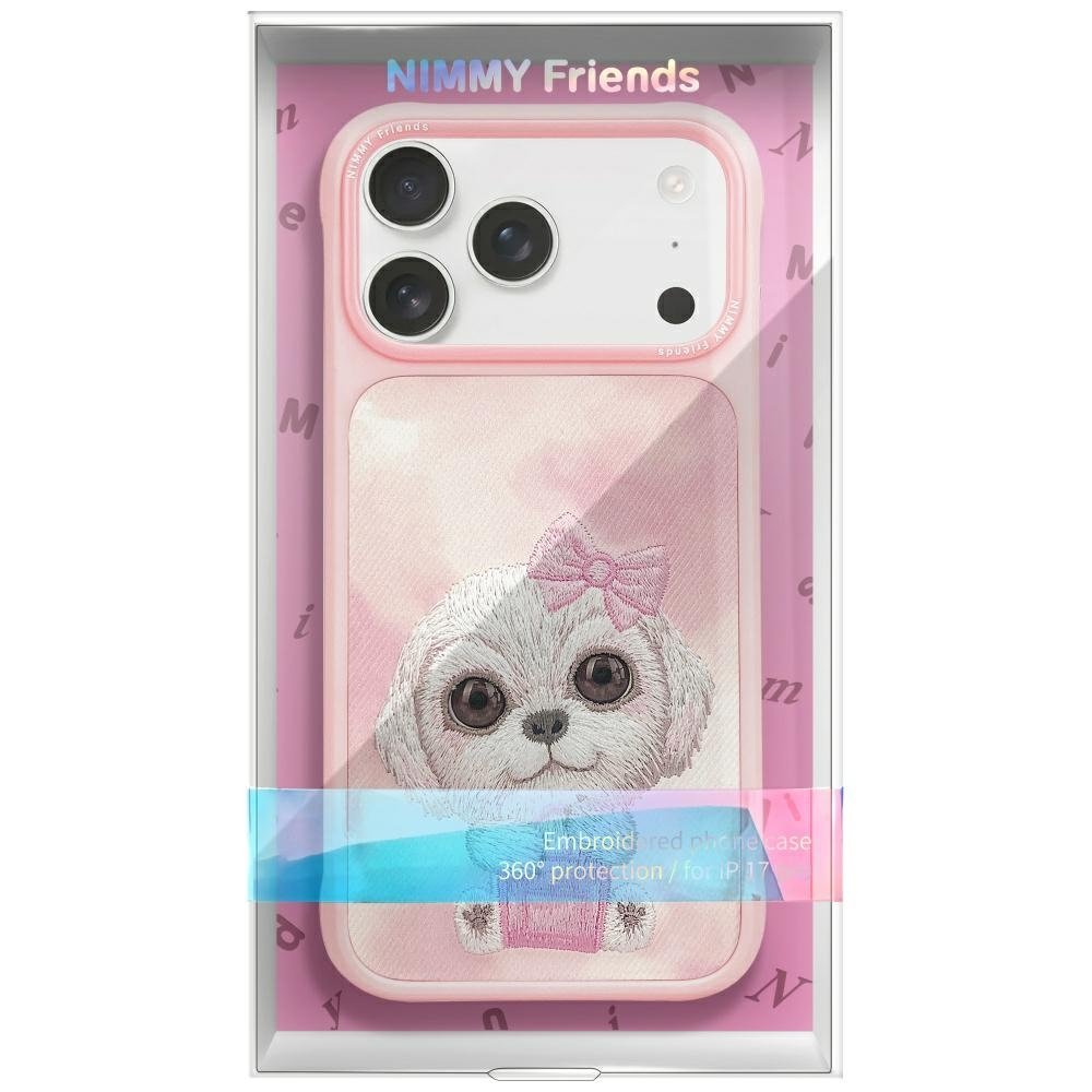 Nimmy Big Eyed Pet 2.0 Dog dėklas iPhone 17 Pro Max – rožinis - Image 2