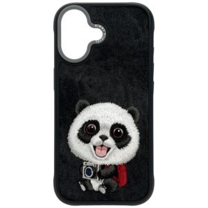 Nimmy Big Eyed Pet 2.0 Panda case for iPhone 17 - black