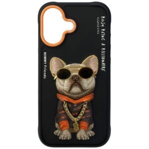 Nimmy Glasses Cool Dog iPhone 17 Case - Black