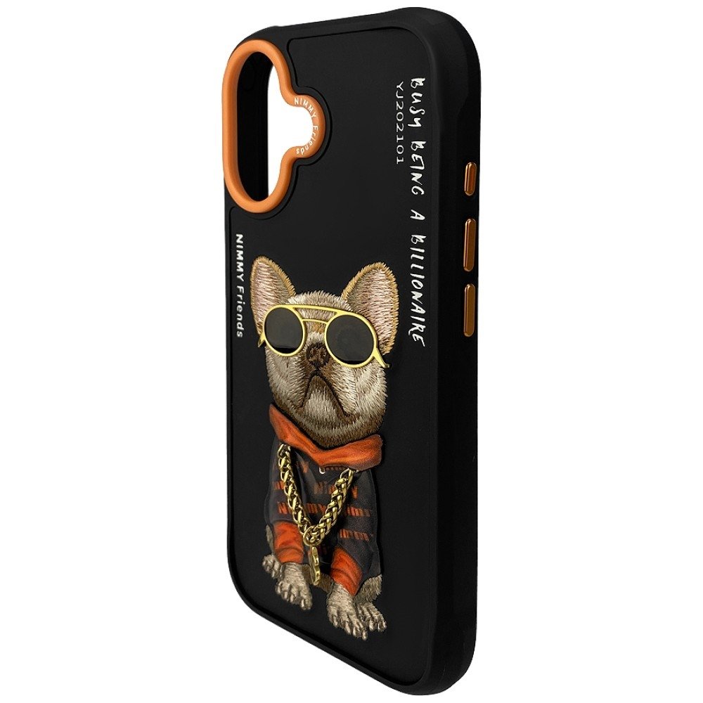 Nimmy Glasses Cool Dog dėklas iPhone 17 – juodas - Image 2