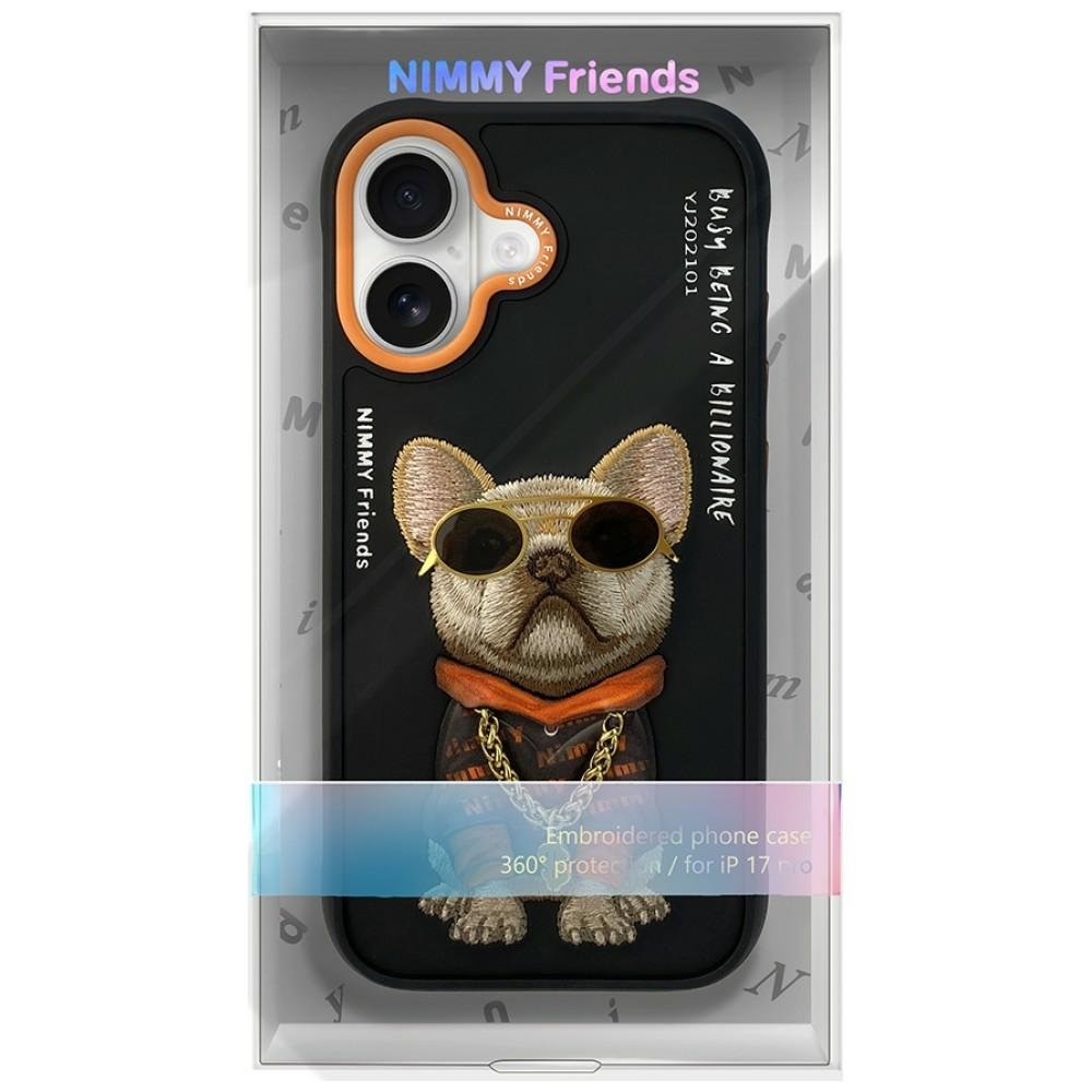 Nimmy Glasses Cool Dog dėklas iPhone 17 – juodas - Image 7