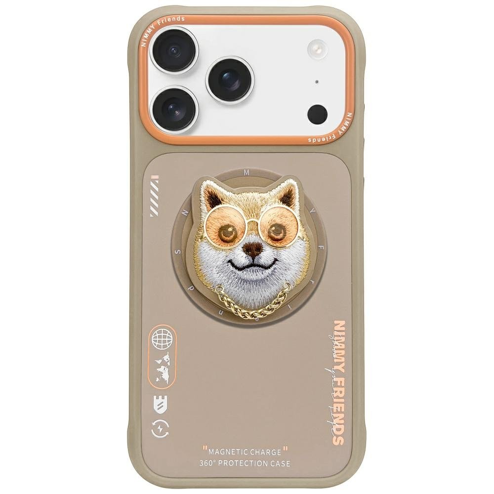 Nimmy Glasses Cool nag MagSafe Case for iPhone 17 - Beige